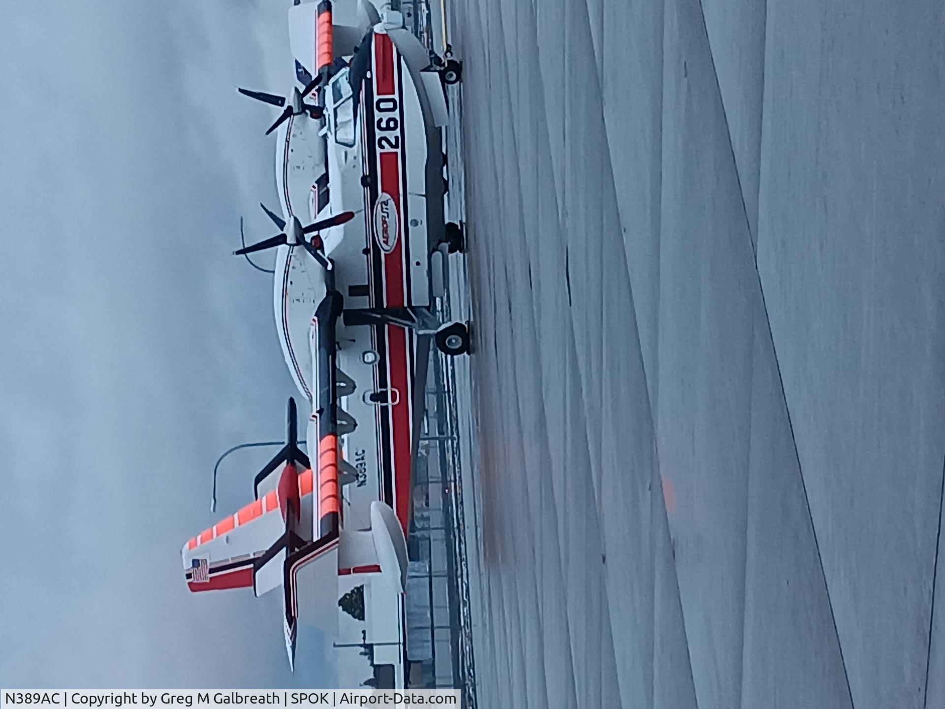 N389AC, 2013 Bombardier CL-415 (CL-215-6B11) C/N 2089, Waiting for fire season.