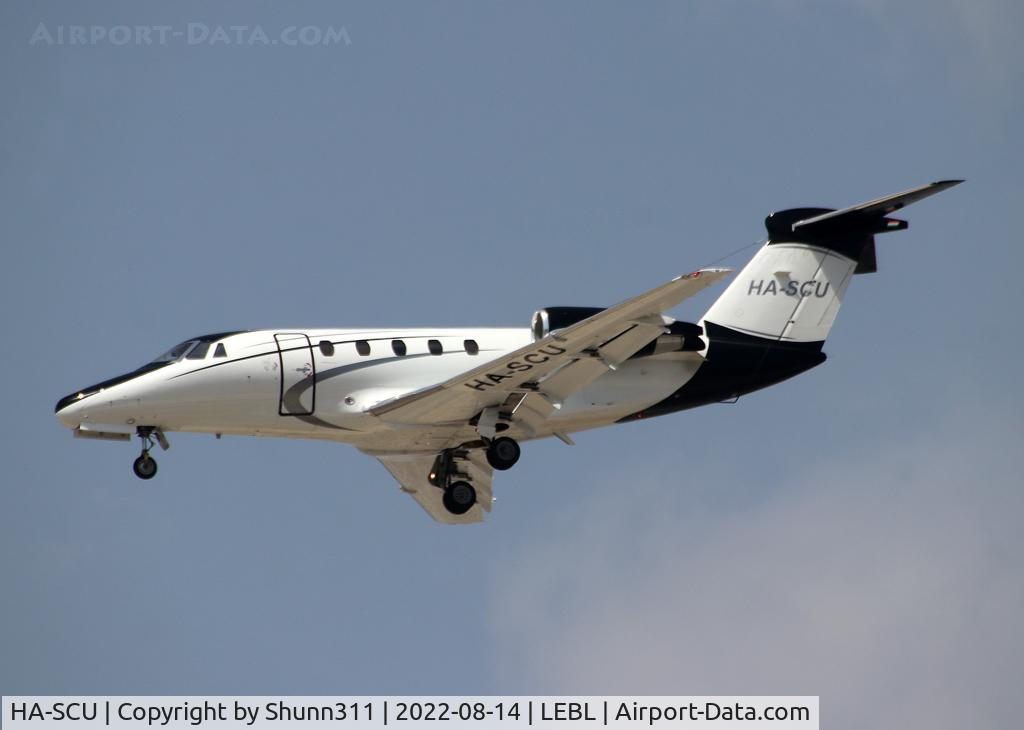 HA-SCU, 1992 Cessna 650 Citation VI C/N 650-0217, Landing rwy 24R