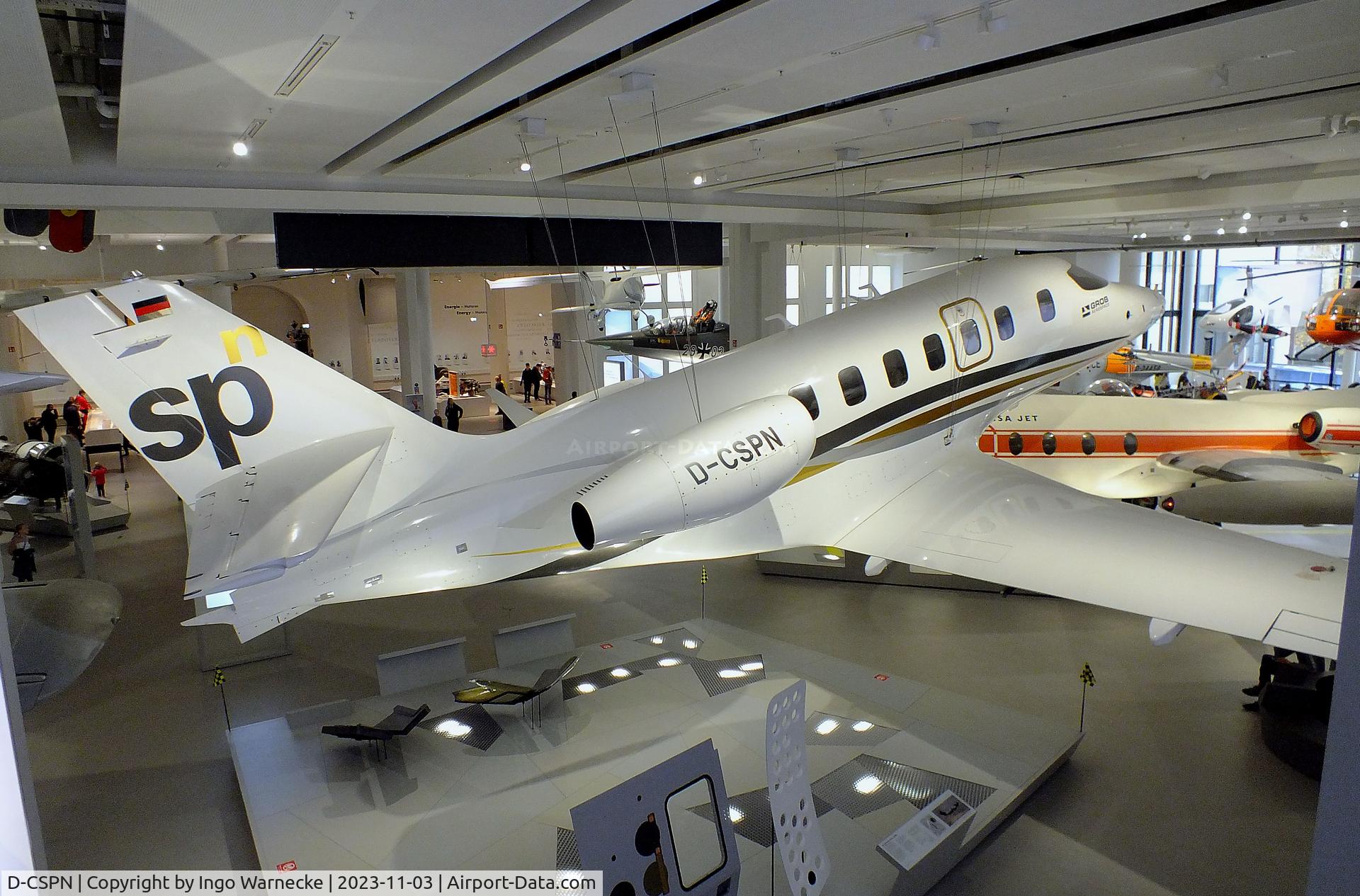D-CSPN, 2005 Grob G-180 SPn Utility Jet C/N 90001, Grob G-180 SPn Utility Jet first prototype at Deutsches Museum, München (Munich)