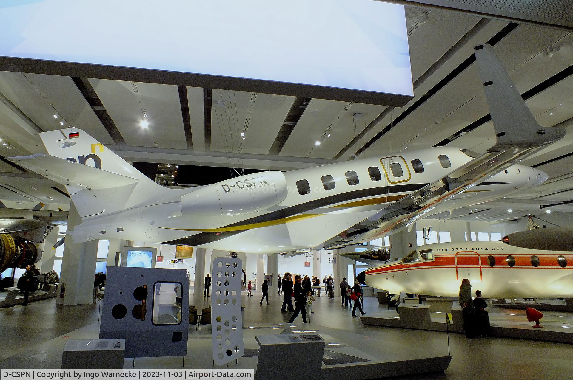 D-CSPN, 2005 Grob G-180 SPn Utility Jet C/N 90001, Grob G-180 SPn Utility Jet first prototype at Deutsches Museum, München (Munich)