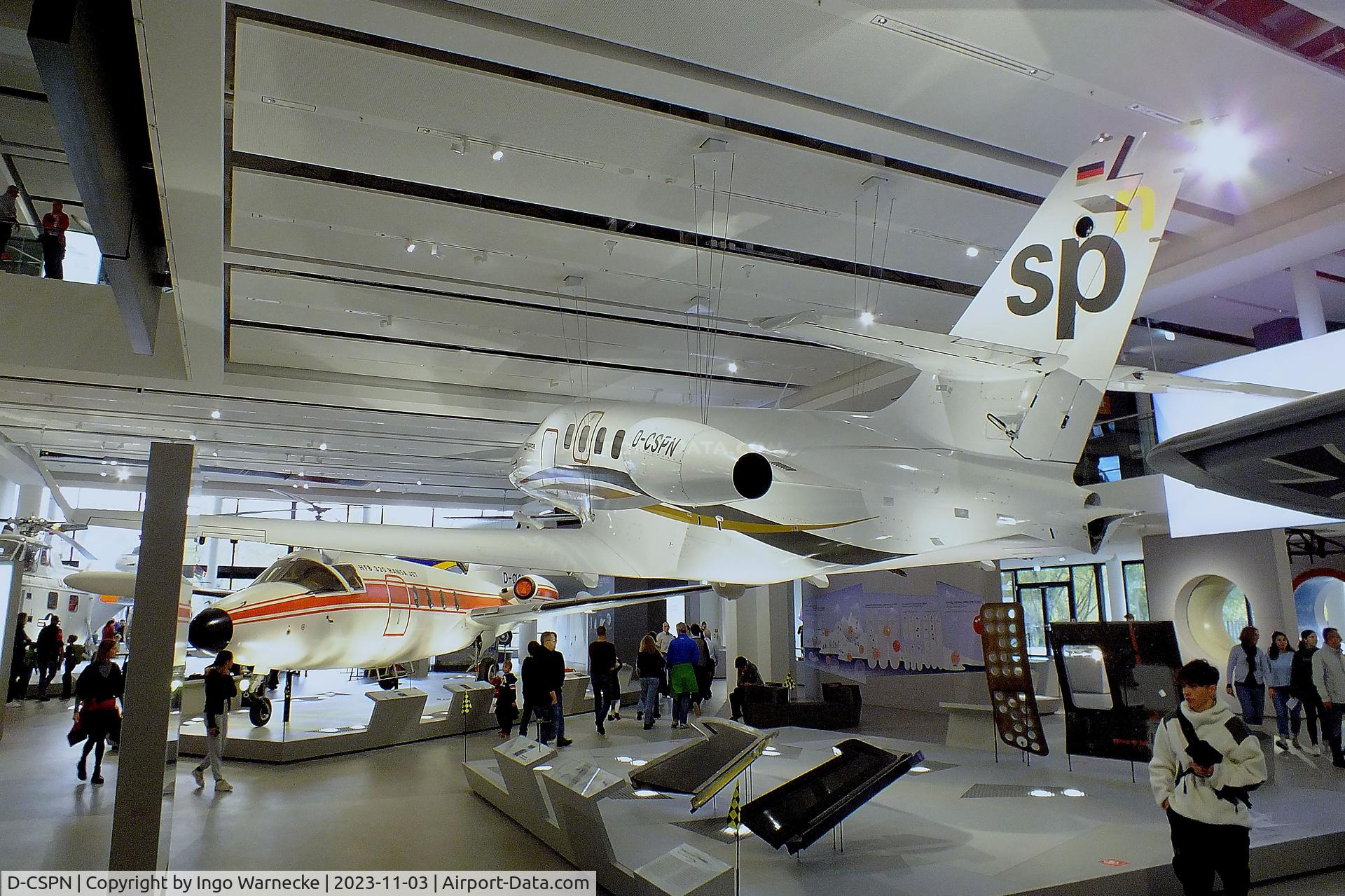 D-CSPN, 2005 Grob G-180 SPn Utility Jet C/N 90001, Grob G-180 SPn Utility Jet first prototype at Deutsches Museum, München (Munich)