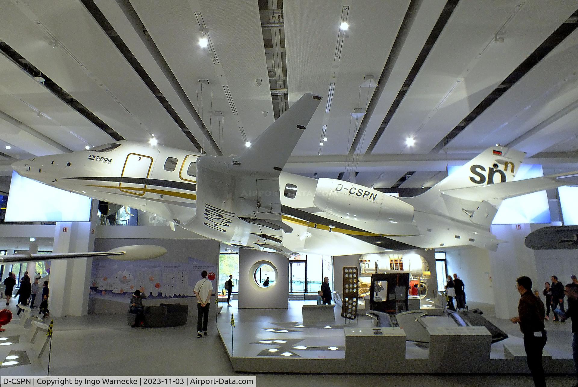 D-CSPN, 2005 Grob G-180 SPn Utility Jet C/N 90001, Grob G-180 SPn Utility Jet first prototype at Deutsches Museum, München (Munich)