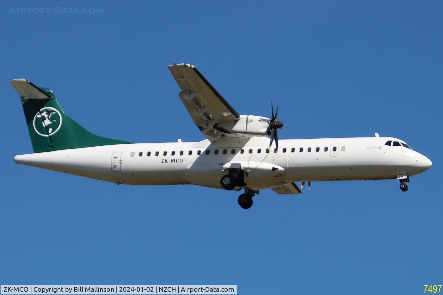 ZK-MCO, 1999 ATR 72-212A C/N 628, from CHT