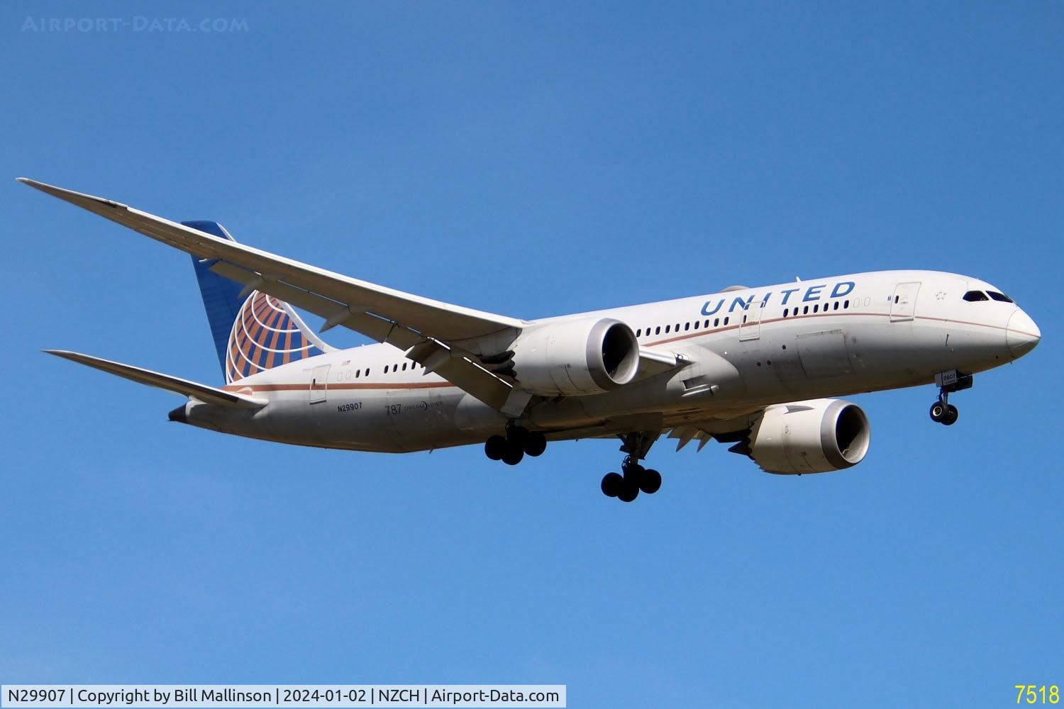 N29907, 2013 Boeing 787-8 Dreamliner C/N 34830, UA730 from SFO