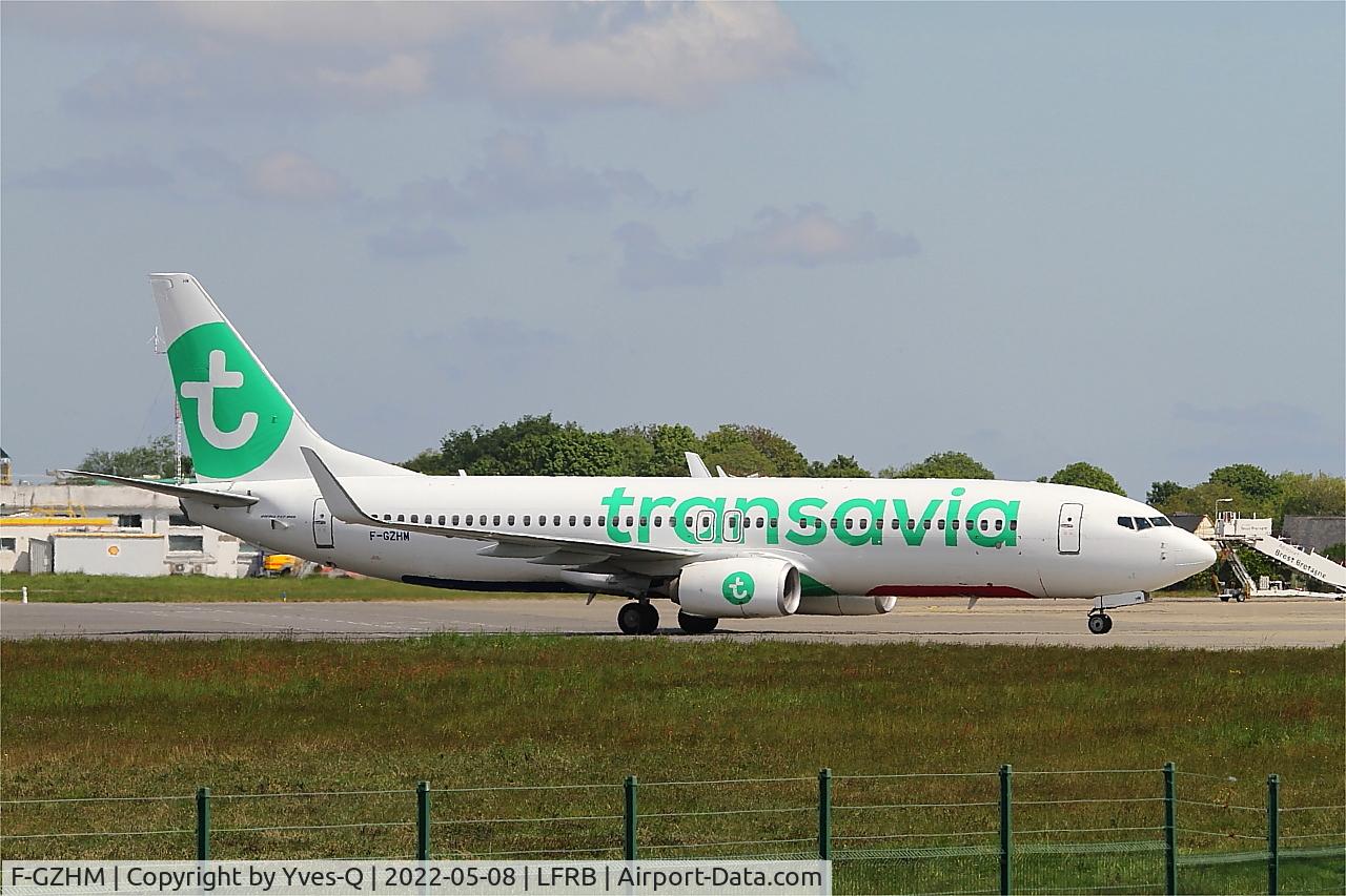 F-GZHM, 2014 Boeing 737-8K2 C/N 37792, Boeing 737-8K2, Taxiing, Brest-Bretagne Airport (LFRB-BES)