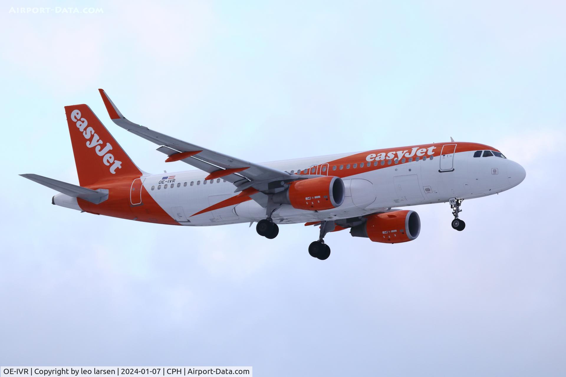 OE-IVR, 2016 Airbus A320-214 C/N 7243, Copenhagen 7.1.2024