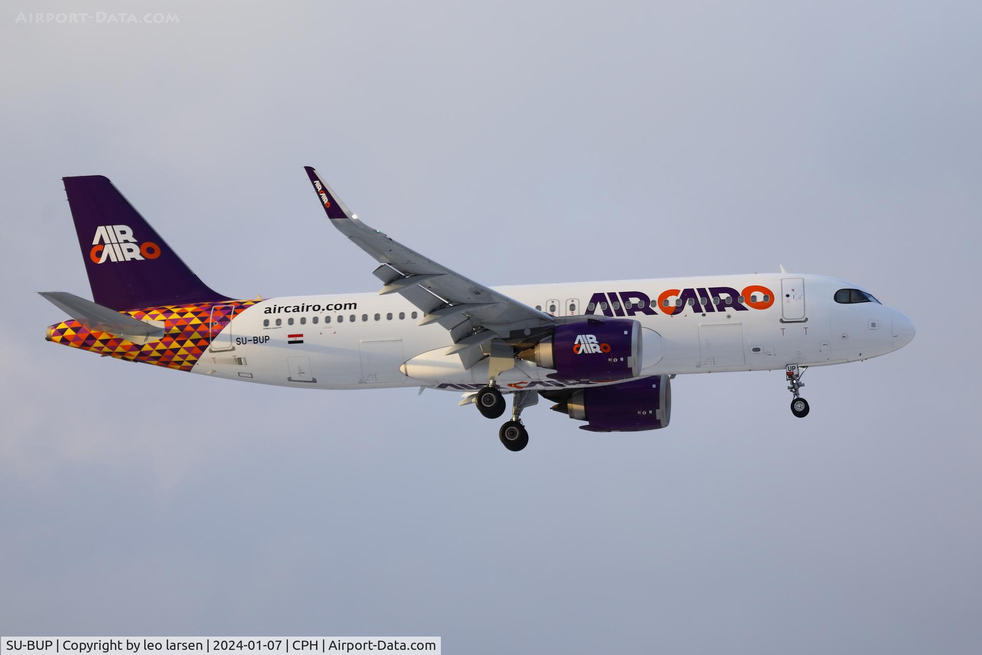 SU-BUP, 2023 Airbus A320-251N C/N 11302, Copenhagen 7.1.2024