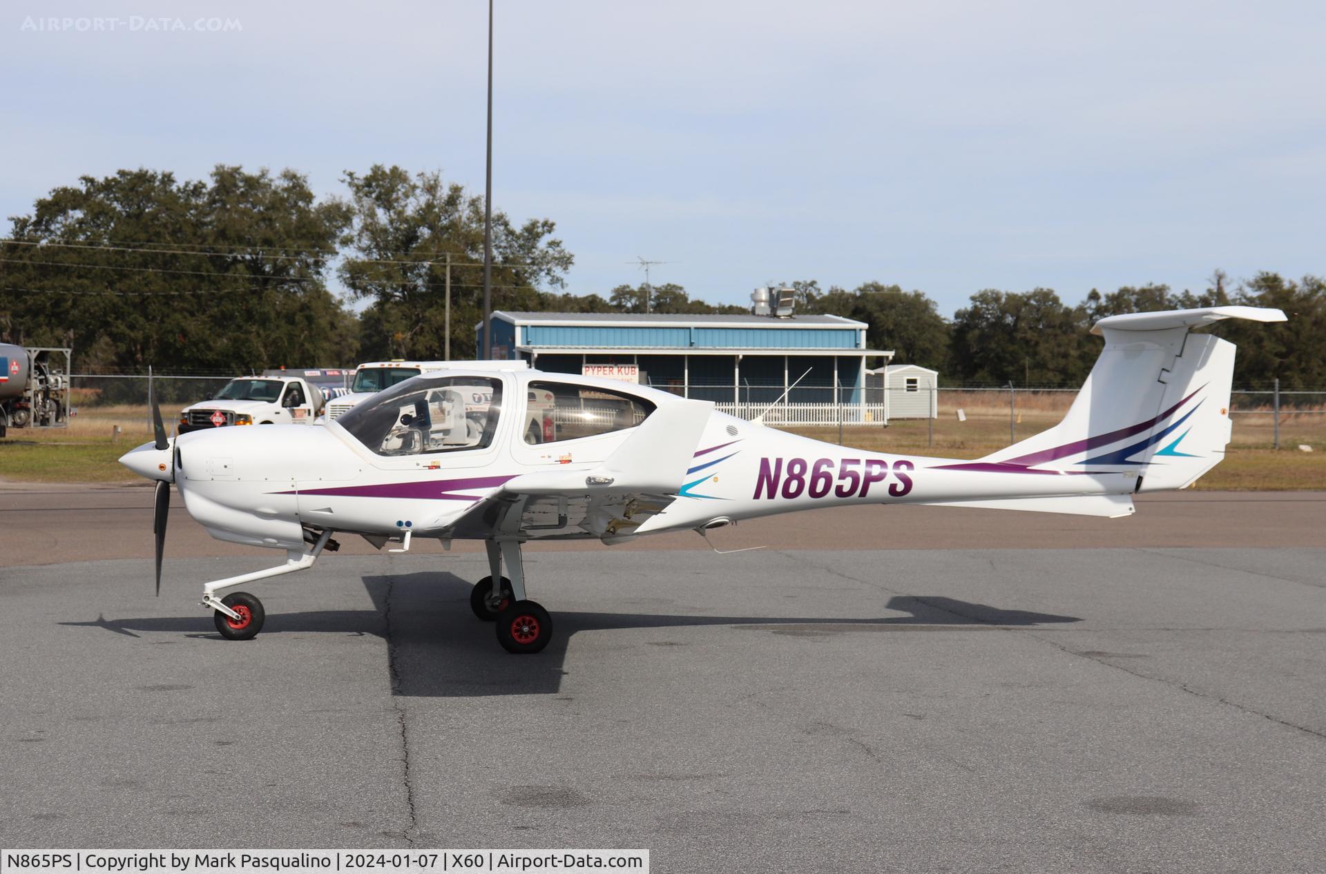 N865PS, 2021 Diamond DA-40 NG Diamond Star C/N 40,NC165, Diamond DA-40 NG