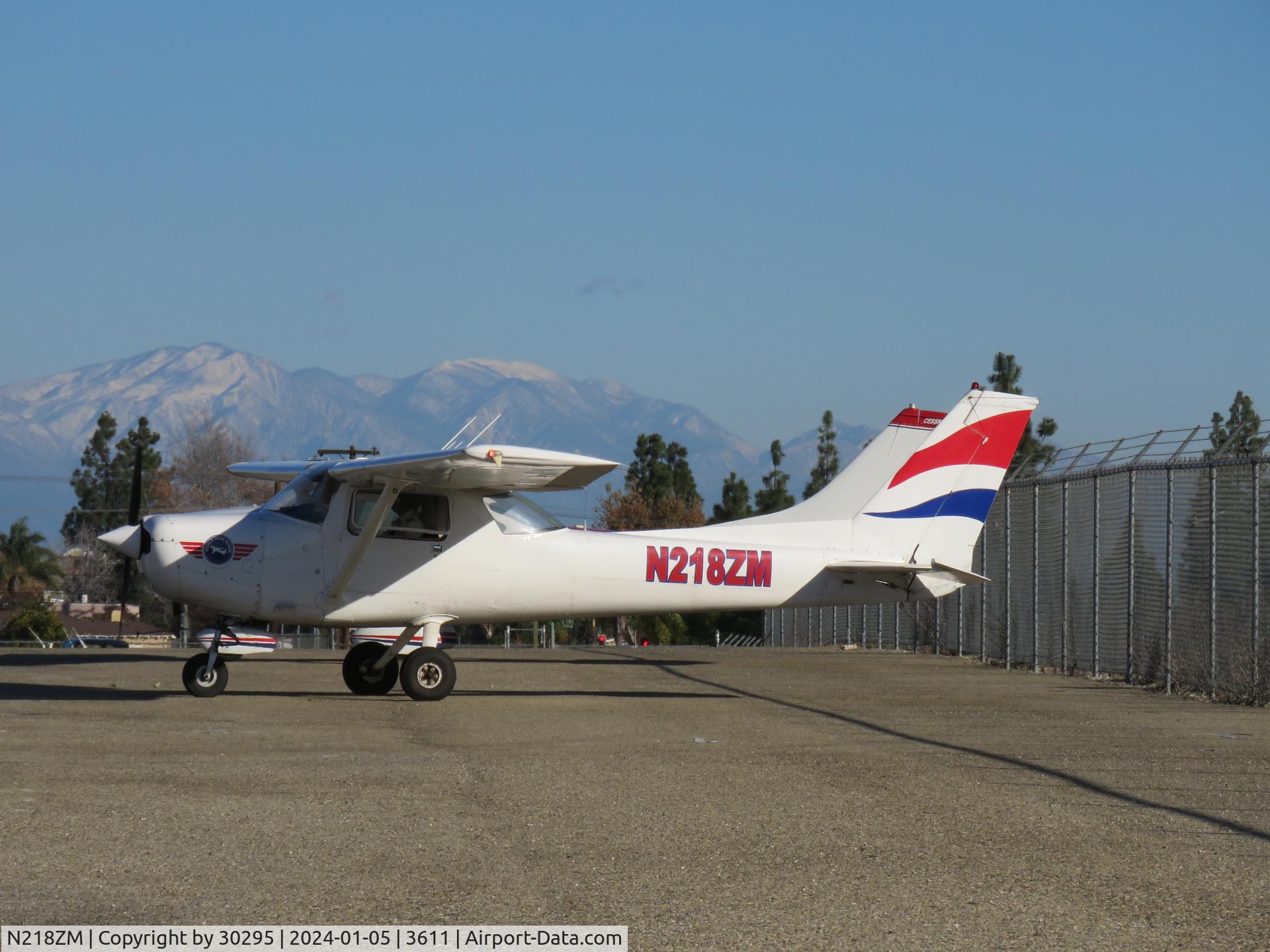 N218ZM, 1977 Cessna 152 C/N 15280011, Parked