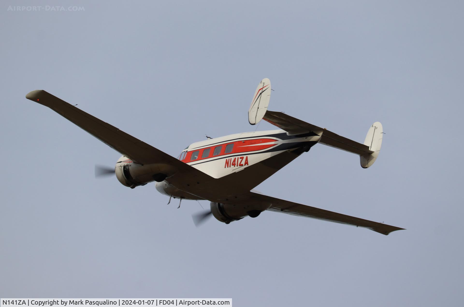 N141ZA, 1956 Beech E18S C/N BA-178, Beech E18S