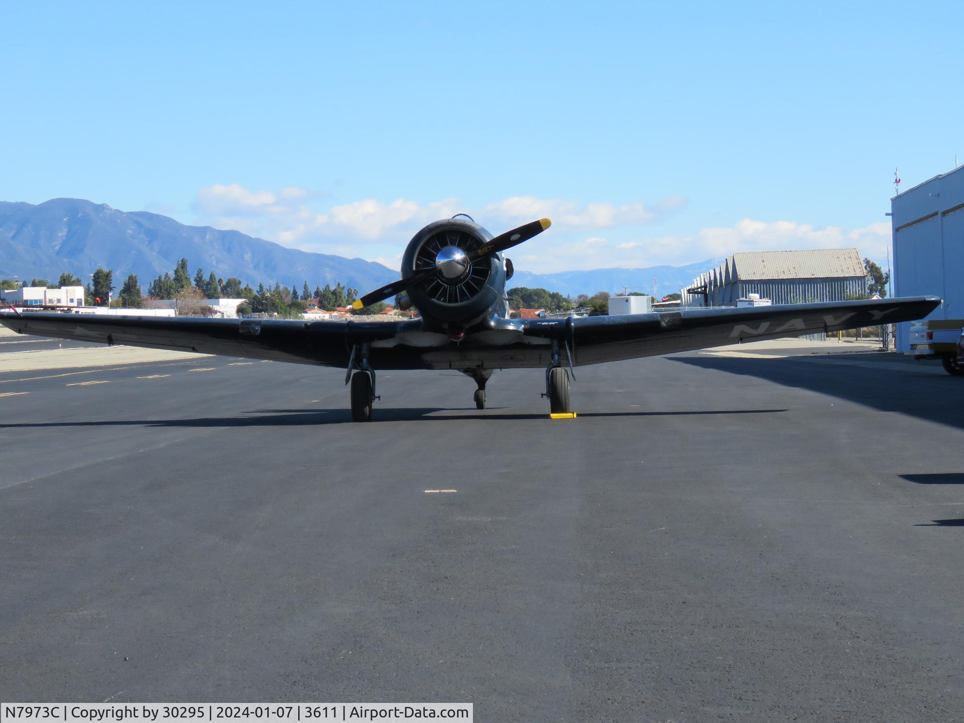 N7973C, 1943 North American SNJ-5 Texan C/N 51764 (88-14618), PW R-1340-AN-1