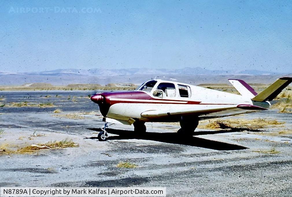 N8789A, 1950 Beech B35 C/N D-2211, B35 1950 Beech B35 N8789A