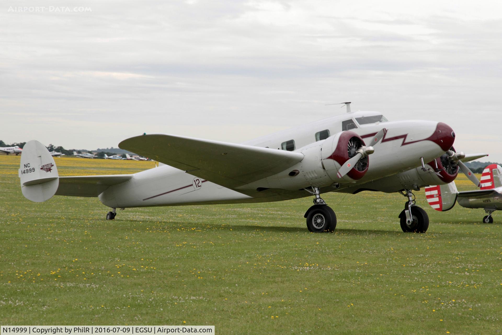 N14999, Lockheed 12A Electra Junior C/N 1266, NC14999 1938 Lockheed 12A Electra Junior Flying Legends Duxford