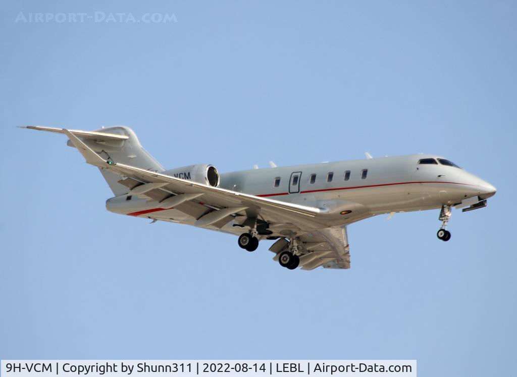 9H-VCM, 2016 Bombardier Challenger 300 (BD-100-1A10) C/N 20624, Landing rwy 24R