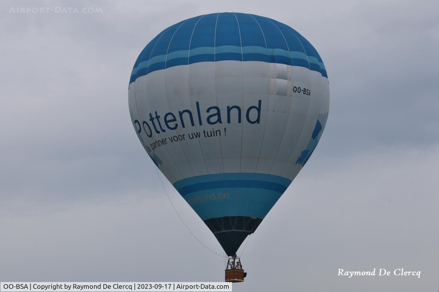 OO-BSA, 2020 Cameron Z-120 C/N 12383, Pottenland at ballonmeeting Lochristi.