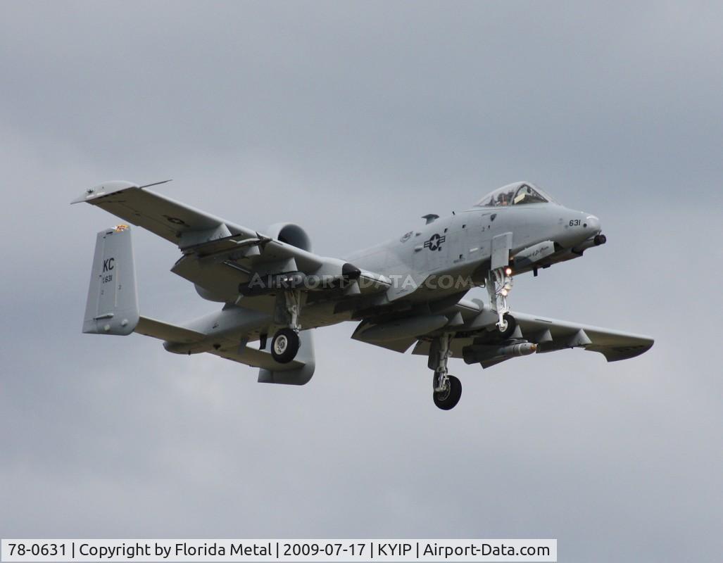 78-0631, 1978 Fairchild Republic A-10C Thunderbolt II C/N A10-0251, Thunder Over Michigan 2009 zx