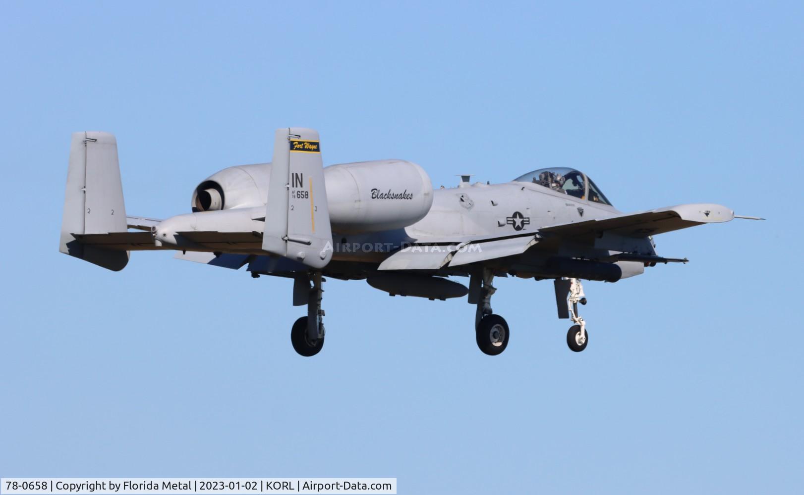 78-0658, 1978 Fairchild Republic A-10C Thunderbolt II C/N A10-0278, A-10 zx
