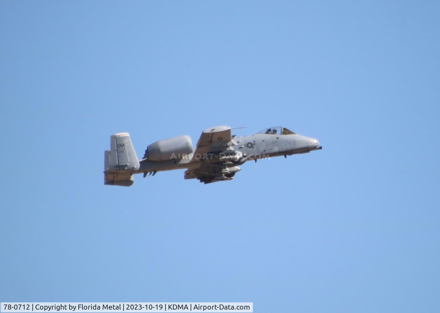 78-0712, 1978 Fairchild Republic A-10C Thunderbolt II C/N A10-0332, A-10 zx