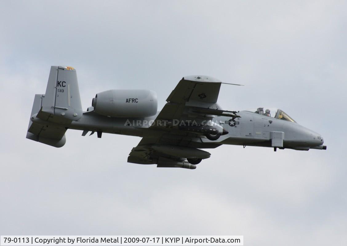 79-0113, 1979 Fairchild Republic A-10C Thunderbolt II C/N A10-0377, Thunder Over Michigan 2009 zx