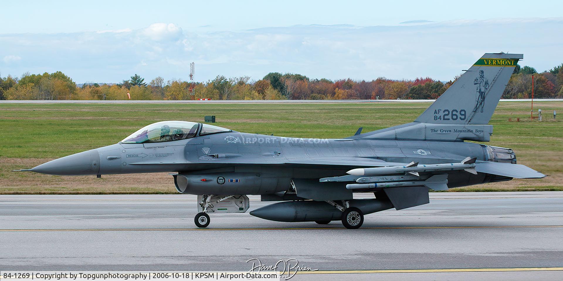 84-1269, General Dynamics F-16C Fighting Falcon C/N 5C-106, COORS31