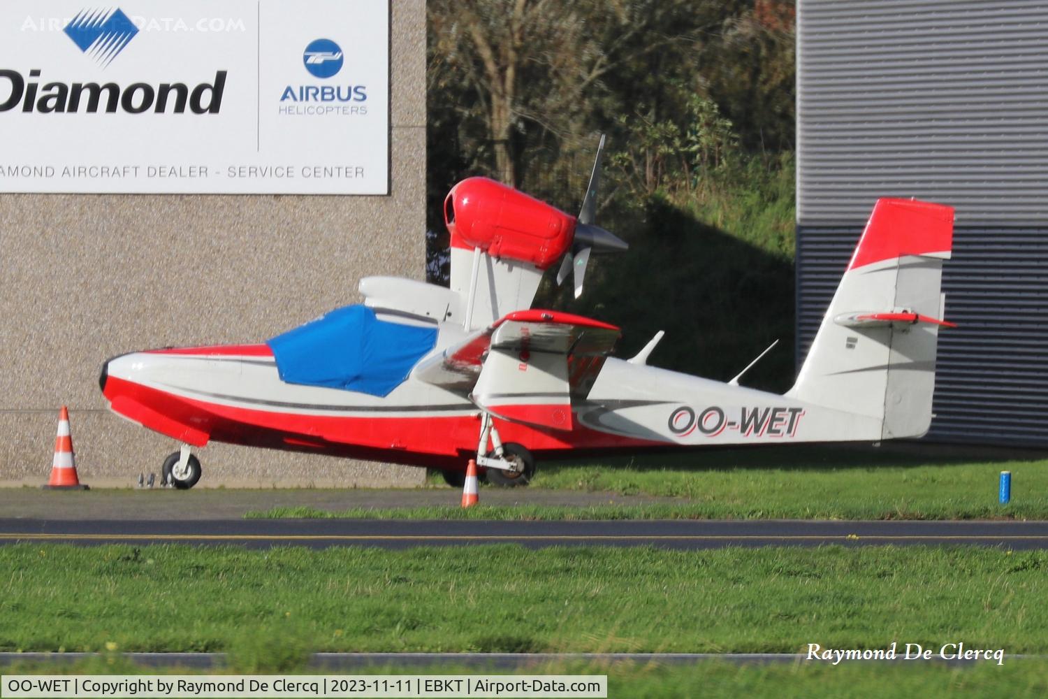 OO-WET, 1984 Lake LA-4-200 Buccaneer Buccaneer C/N 1106, At Kortrijk Airport.