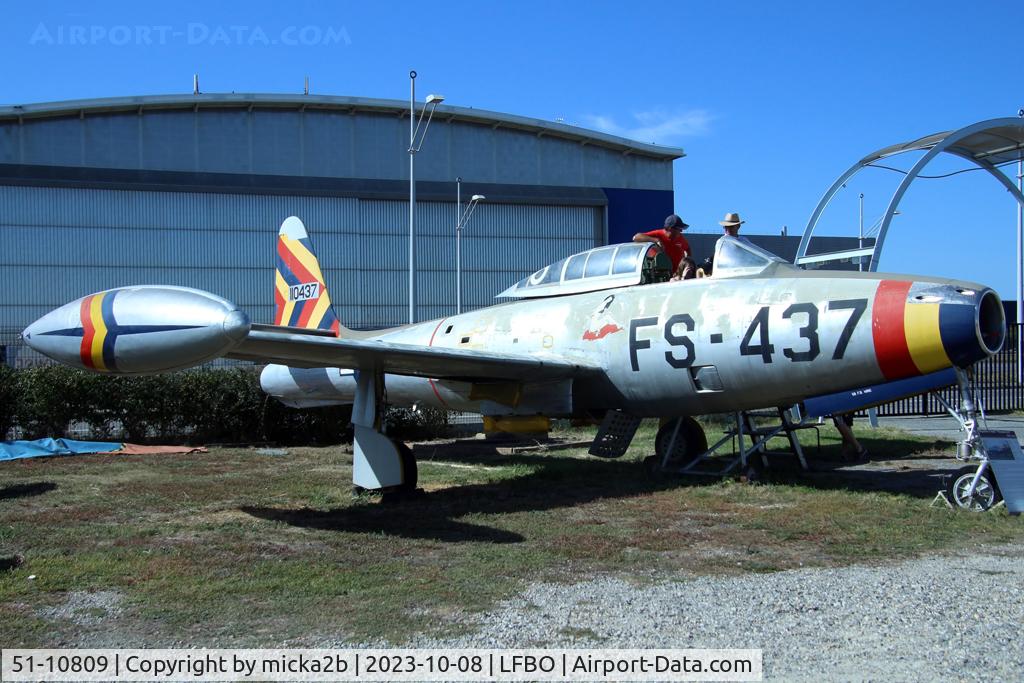 51-10809, 1951 Republic F-84G Thunderstreak C/N 2542-1262B, Preserved