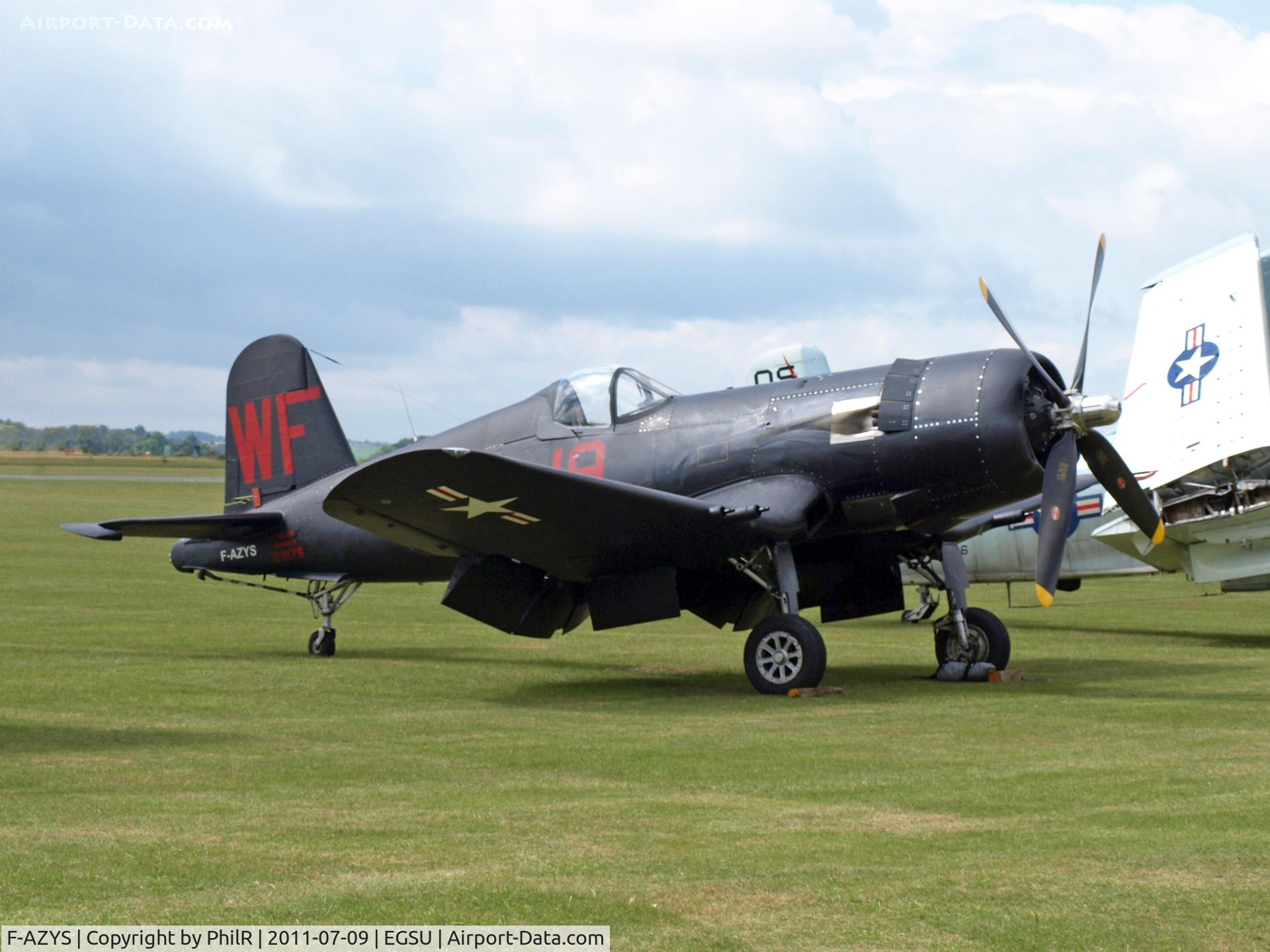 F-AZYS, Vought F4U-5N Corsair C/N Not found (Bu124541), F-AZYS Vought F4U-5 Corsair  Flying Legends Duxford