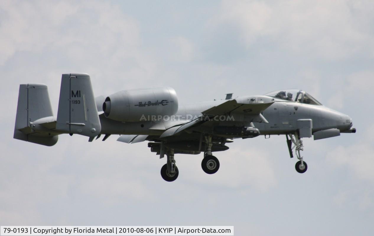 79-0193, 1979 Fairchild Republic A-10C Thunderbolt II C/N A10-0457, Thunder Over Michigan 2010 zx