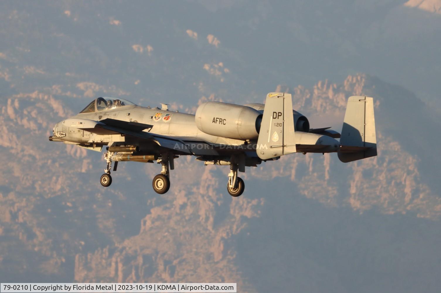 79-0210, 1979 Fairchild Republic A-10C Thunderbolt II C/N A10-0560, A-10 zx