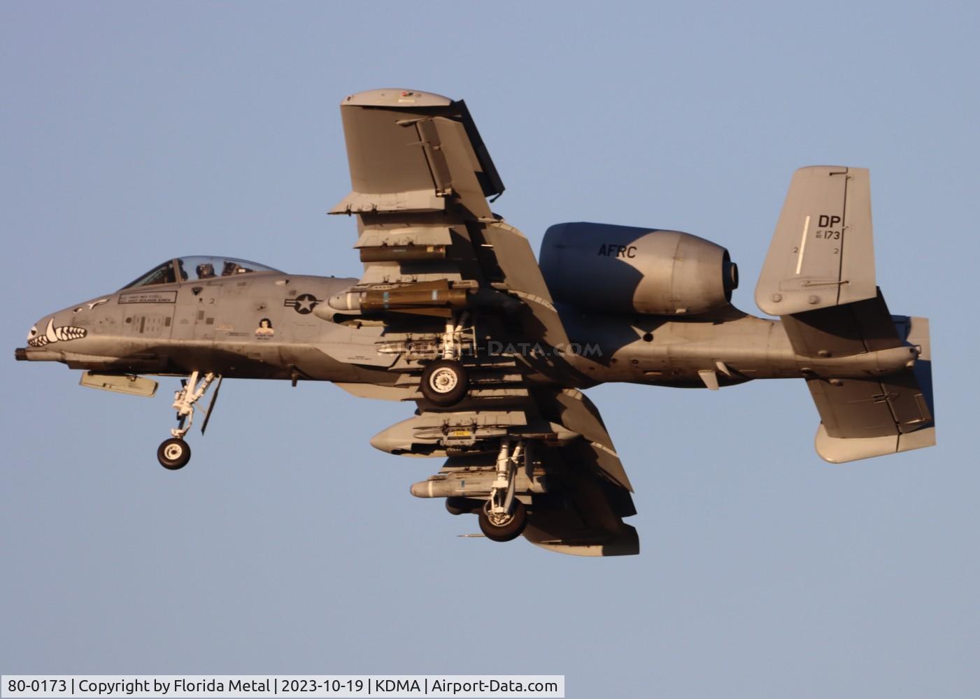 80-0173, 1980 Fairchild Republic A-10C Thunderbolt II C/N A10-0523, A-10 zx