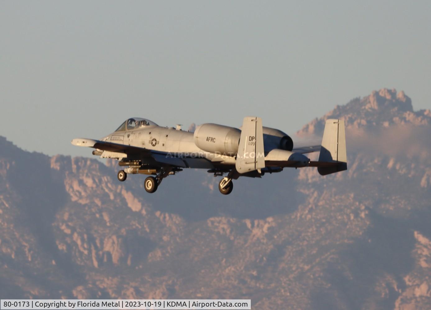 80-0173, 1980 Fairchild Republic A-10C Thunderbolt II C/N A10-0523, A-10 zx
