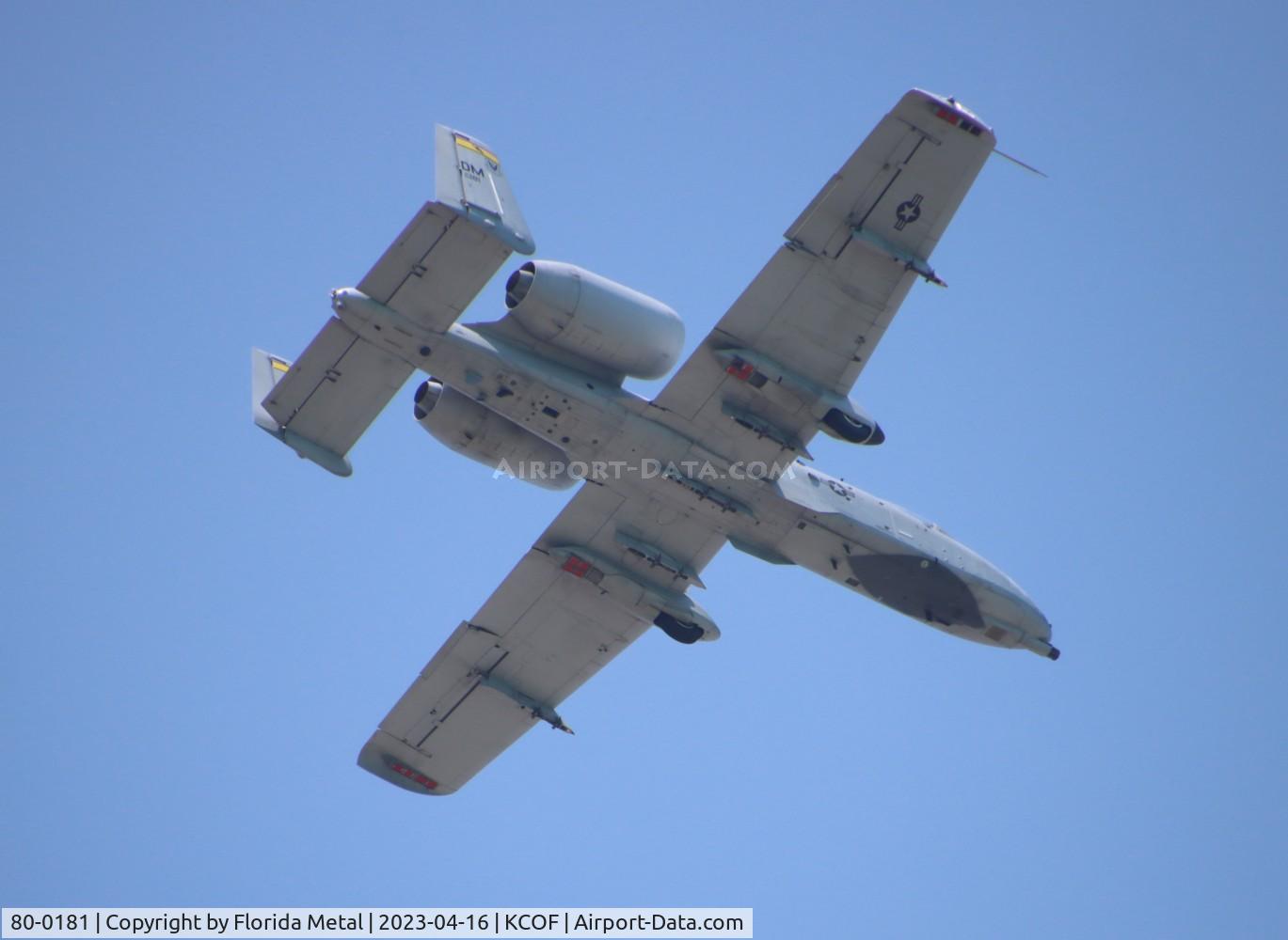 80-0181, 1980 Fairchild Republic A-10C Thunderbolt II C/N A10-0531, A-10 zx
