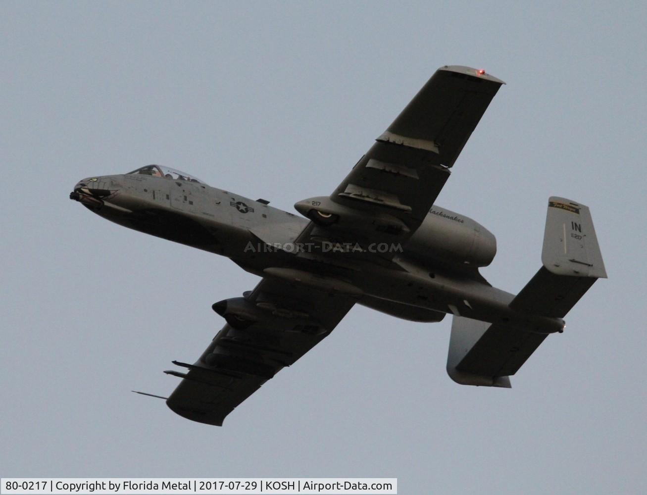 80-0217, 1980 Fairchild Republic A-10C Thunderbolt II C/N A10-0567, OSH 2017 zx