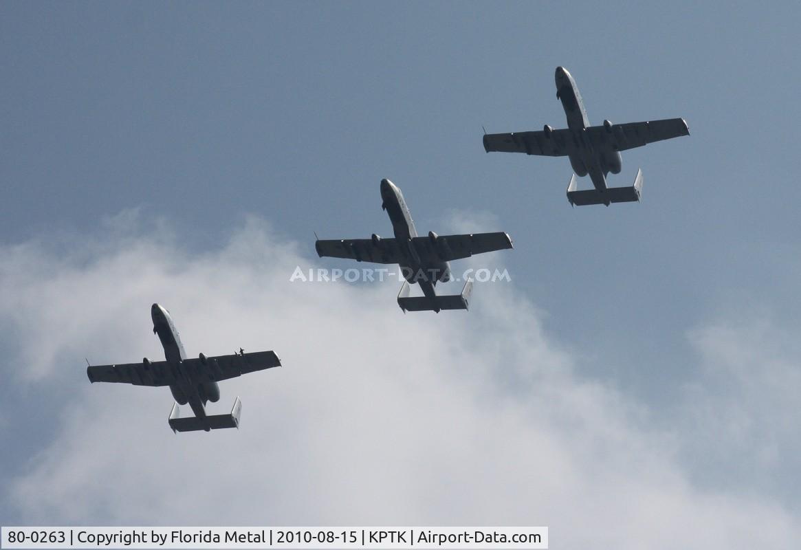 80-0263, 1980 Fairchild Republic A-10C Thunderbolt II C/N A10-0613, Pontiac 2010 zx