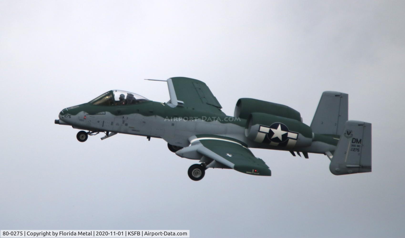 80-0275, 1980 Fairchild Republic A-10C Thunderbolt II C/N A10-0625, A-10 zx