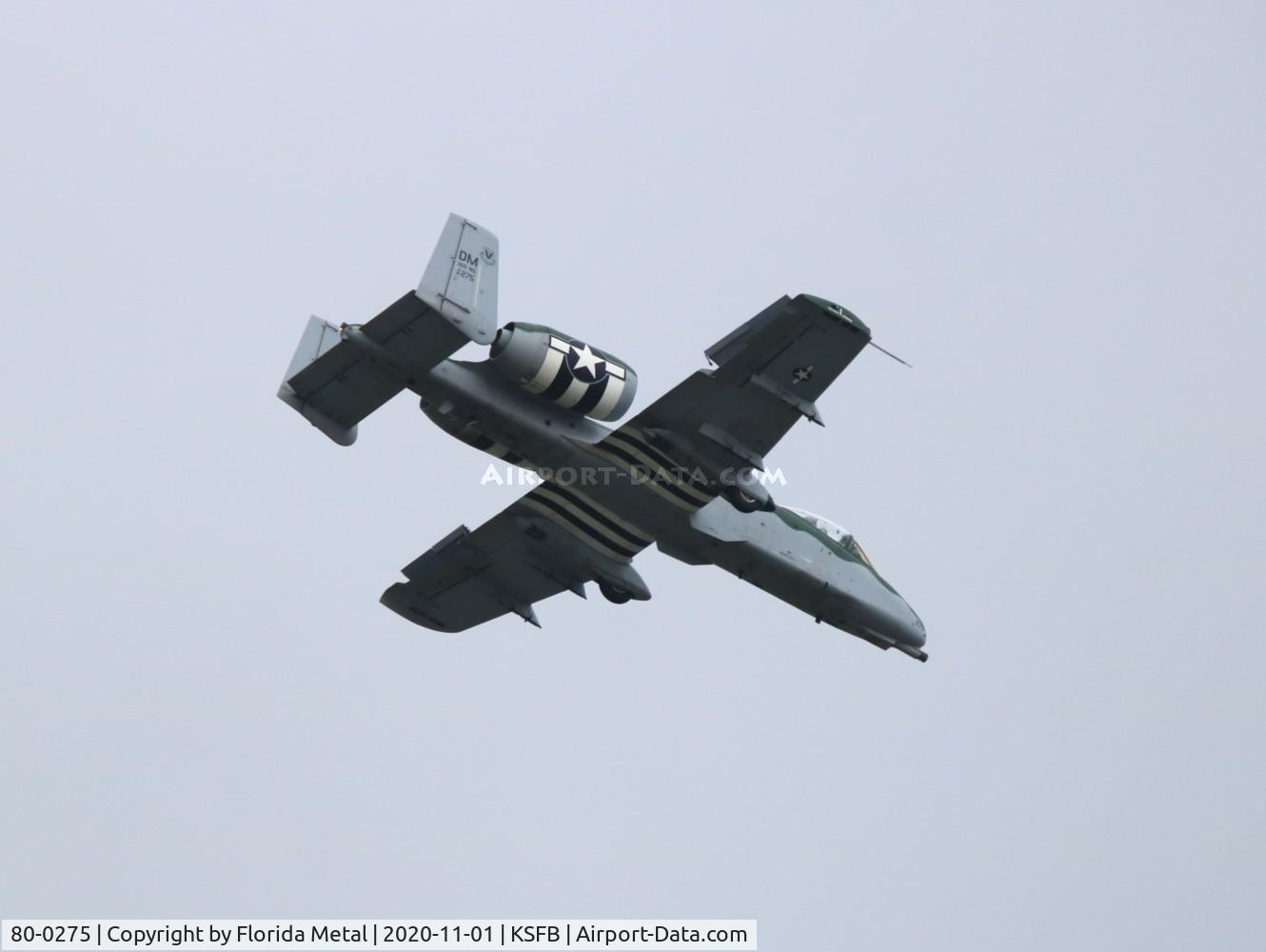80-0275, 1980 Fairchild Republic A-10C Thunderbolt II C/N A10-0625, SFB 2020 zx