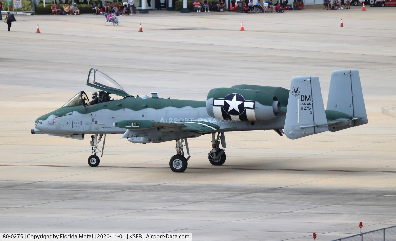 80-0275, 1980 Fairchild Republic A-10C Thunderbolt II C/N A10-0625, A-10 zx