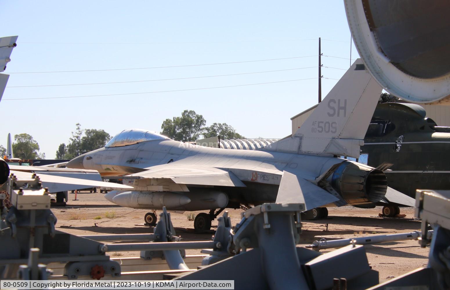 80-0509, 1980 General Dynamics F-16A C/N 61-230, F-16 zx