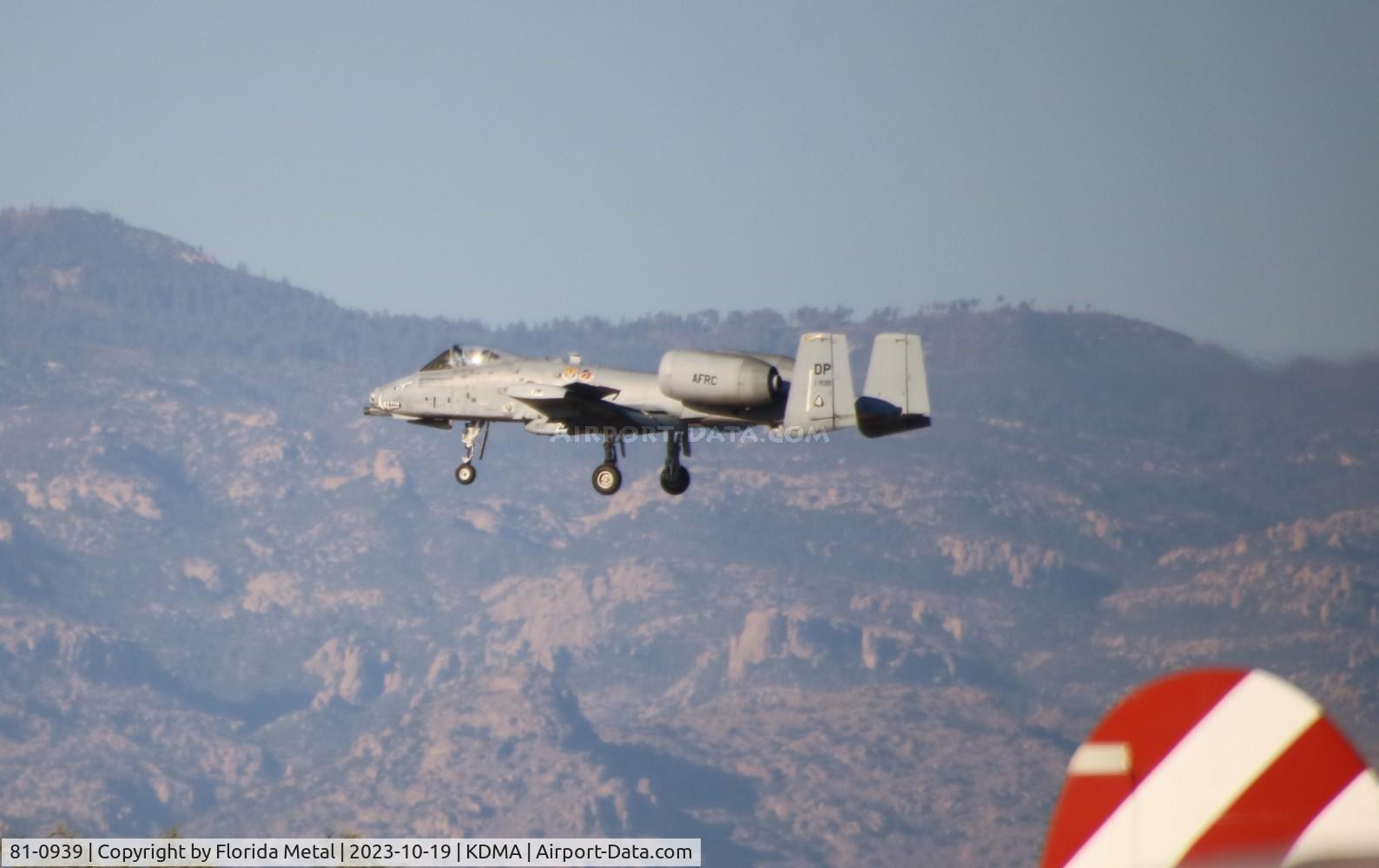 81-0939, Fairchild Republic OA-10A Thunderbolt II C/N A10-0634, A-10 zx