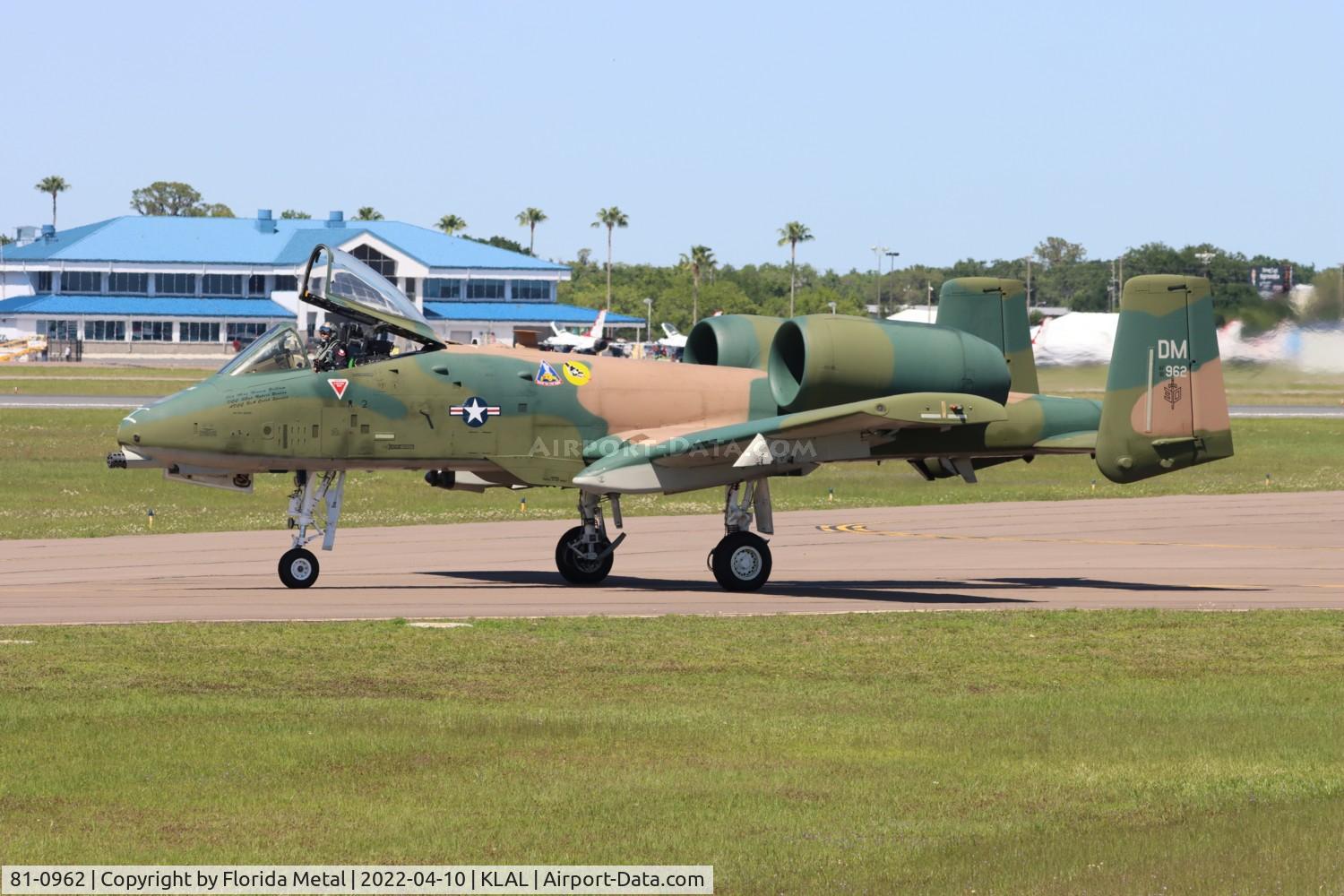 81-0962, 1981 Fairchild Republic A-10C Thunderbolt II C/N A10-0657, A-10 zx