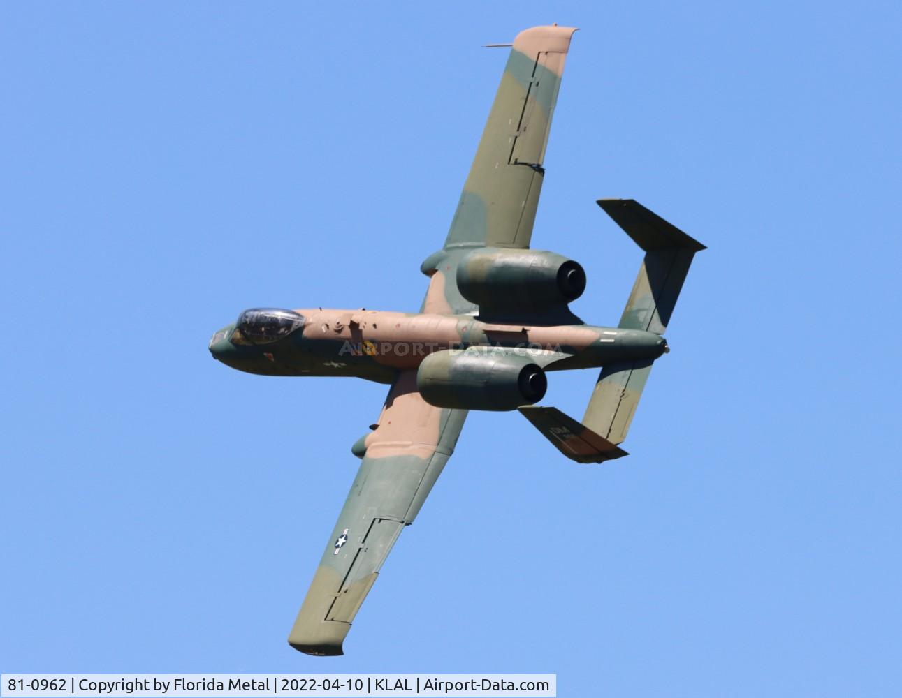 81-0962, 1981 Fairchild Republic A-10C Thunderbolt II C/N A10-0657, A-10 zx