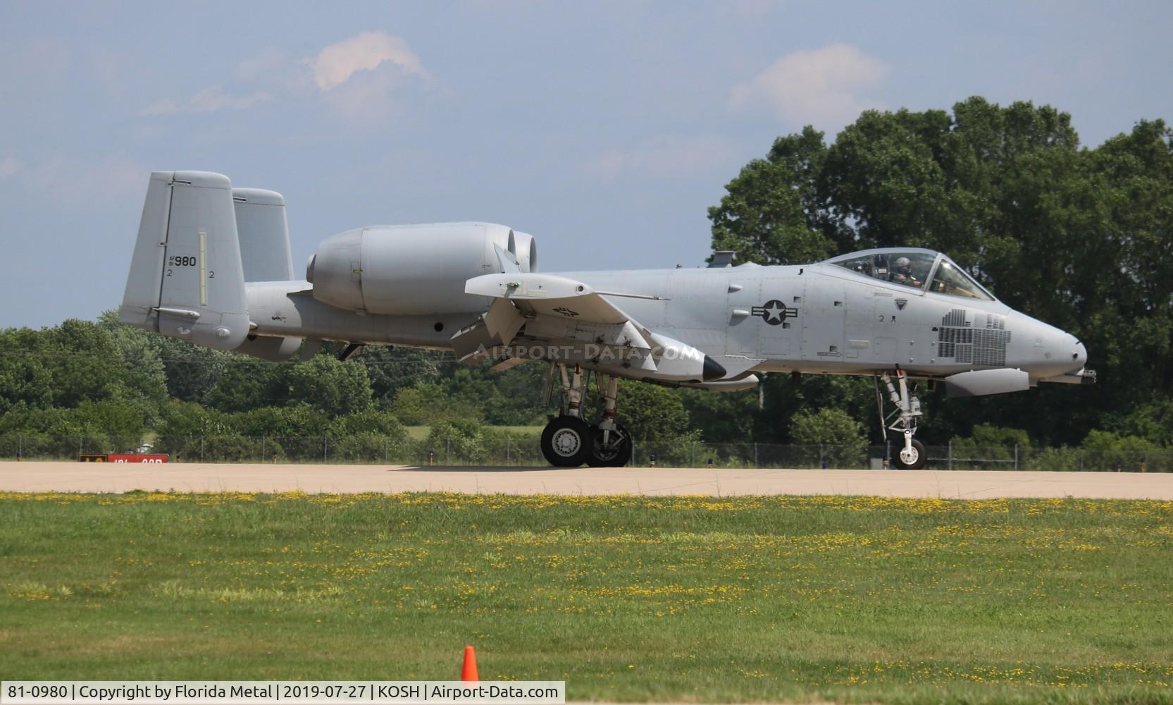 81-0980, 1980 Fairchild Republic A-10A Thunderbolt II C/N A10-0675, A-10 zx