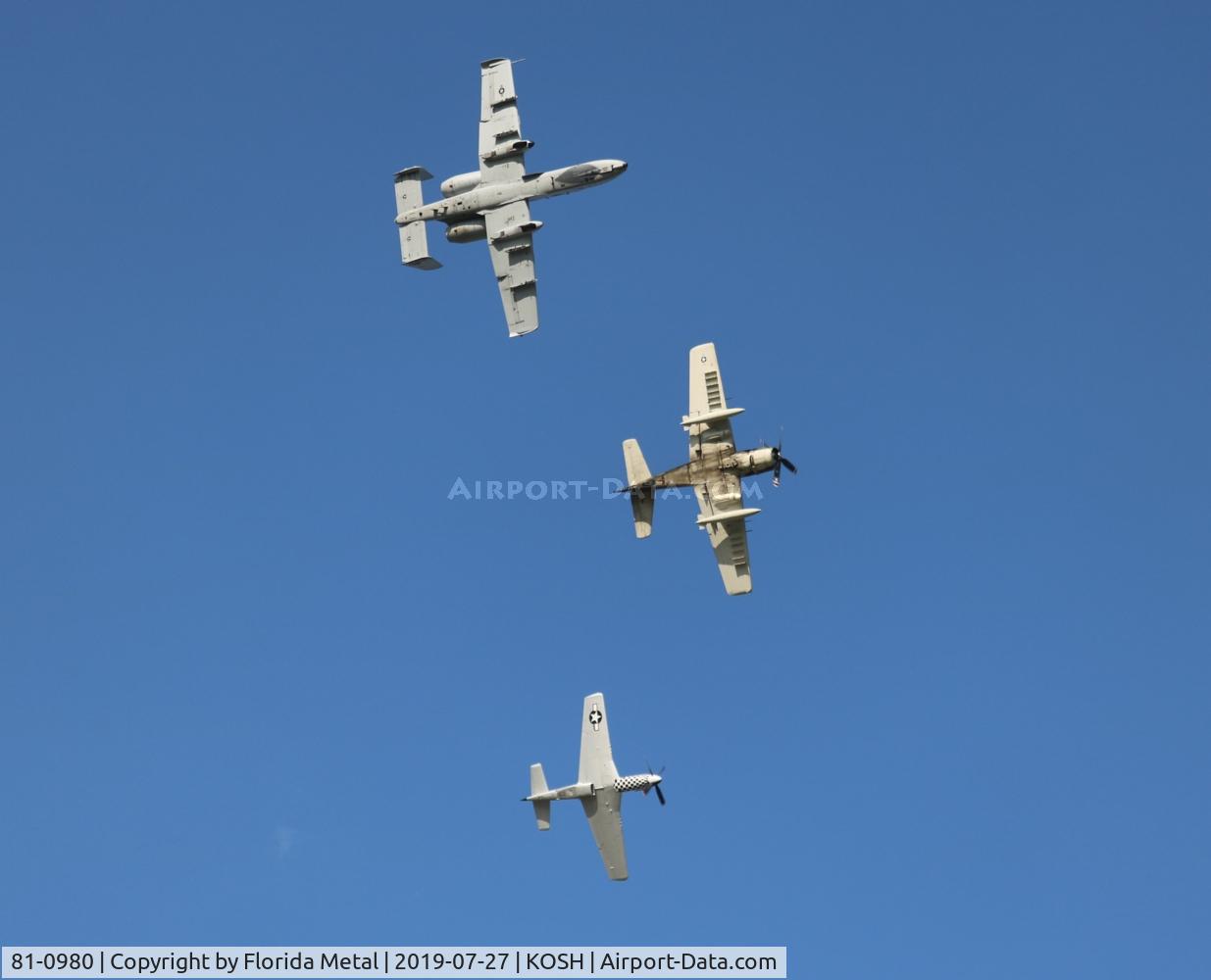81-0980, 1980 Fairchild Republic A-10A Thunderbolt II C/N A10-0675, OSH 19 zx