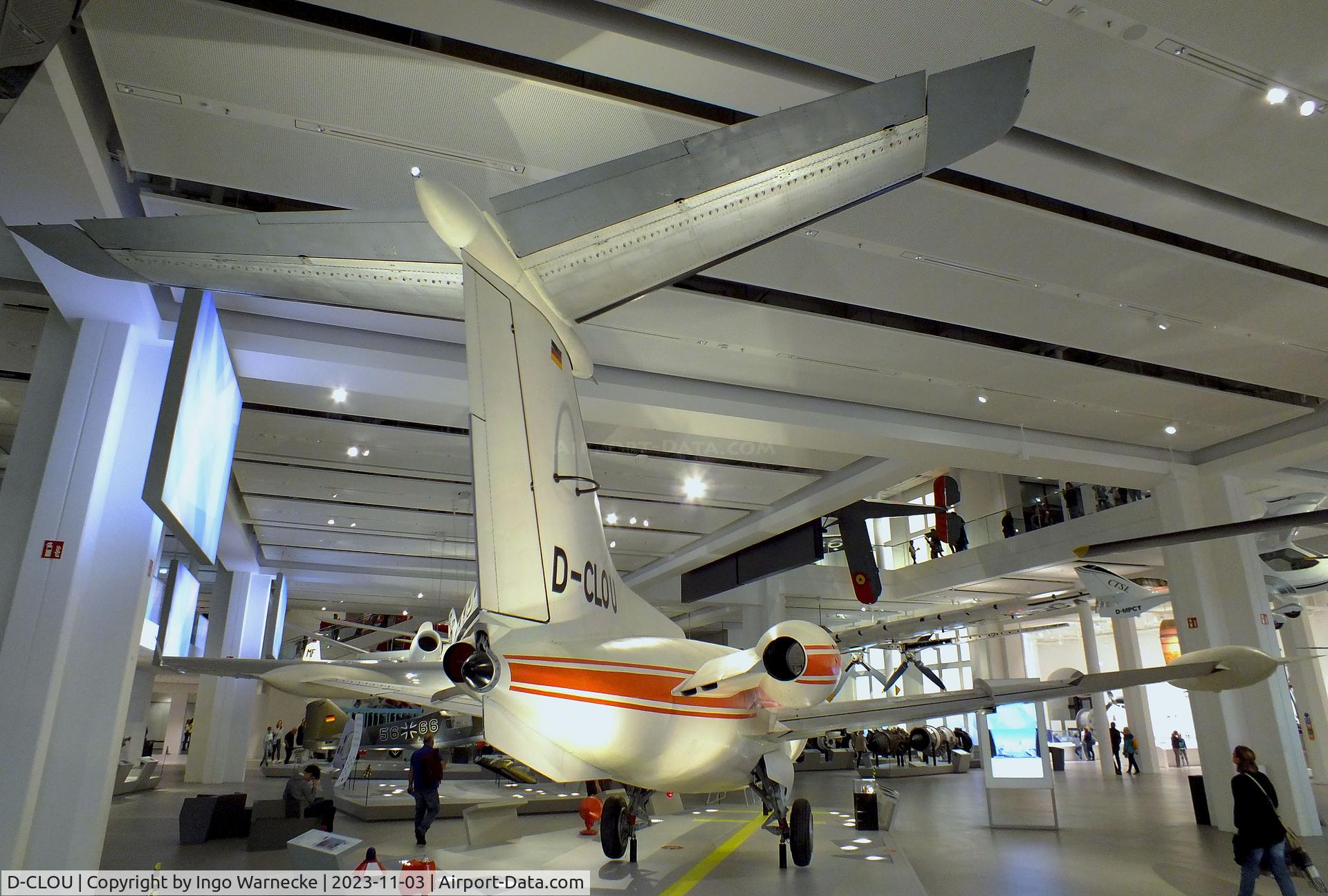 D-CLOU, Hamburger Flugzeugbau HFB-320 Hansa Jet C/N 1002, Hamburger Flugzeugbau HFB-320 Hansa Jet at Deutsches Museum, München (Munich)
