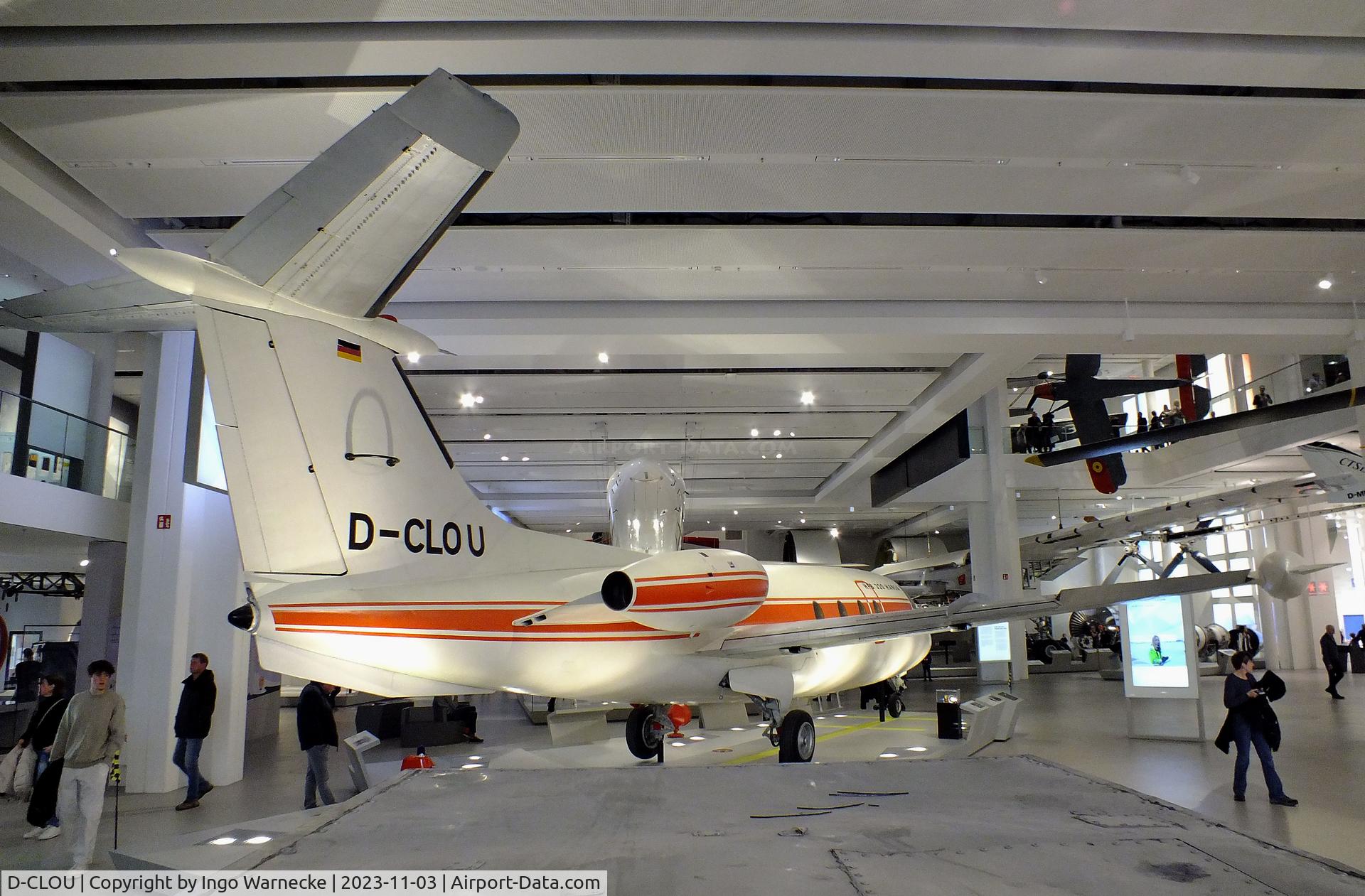 D-CLOU, Hamburger Flugzeugbau HFB-320 Hansa Jet C/N 1002, Hamburger Flugzeugbau HFB-320 Hansa Jet at Deutsches Museum, München (Munich)