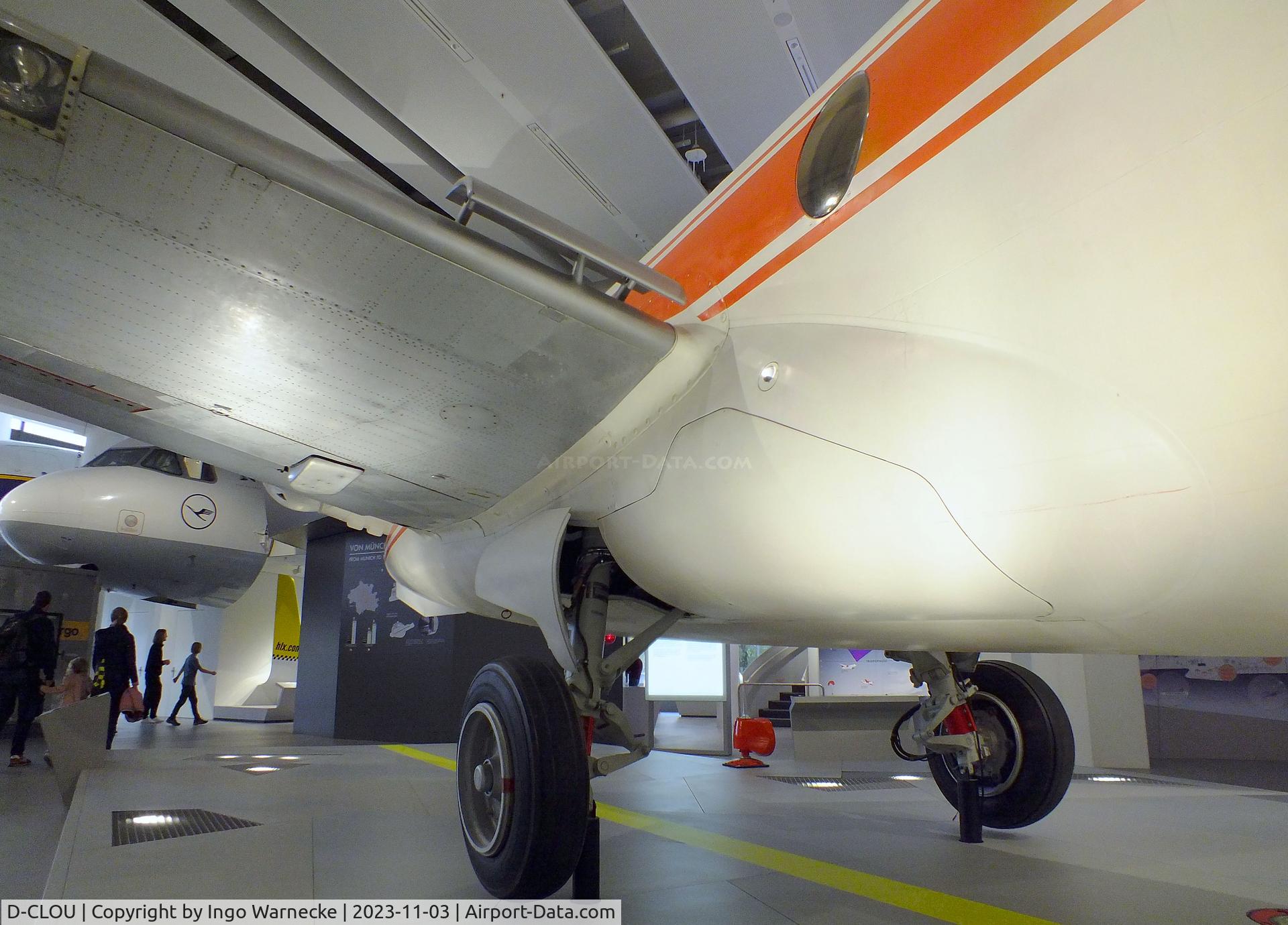 D-CLOU, Hamburger Flugzeugbau HFB-320 Hansa Jet C/N 1002, Hamburger Flugzeugbau HFB-320 Hansa Jet at Deutsches Museum, München (Munich)