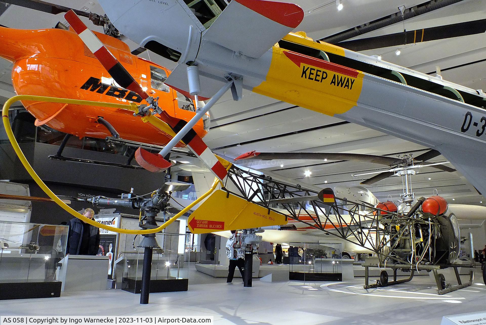 AS 058, Agusta AB-47G-2 C/N 258, Agusta (Bell) AB-47G-2 at Deutsches Museum, München (Munich)