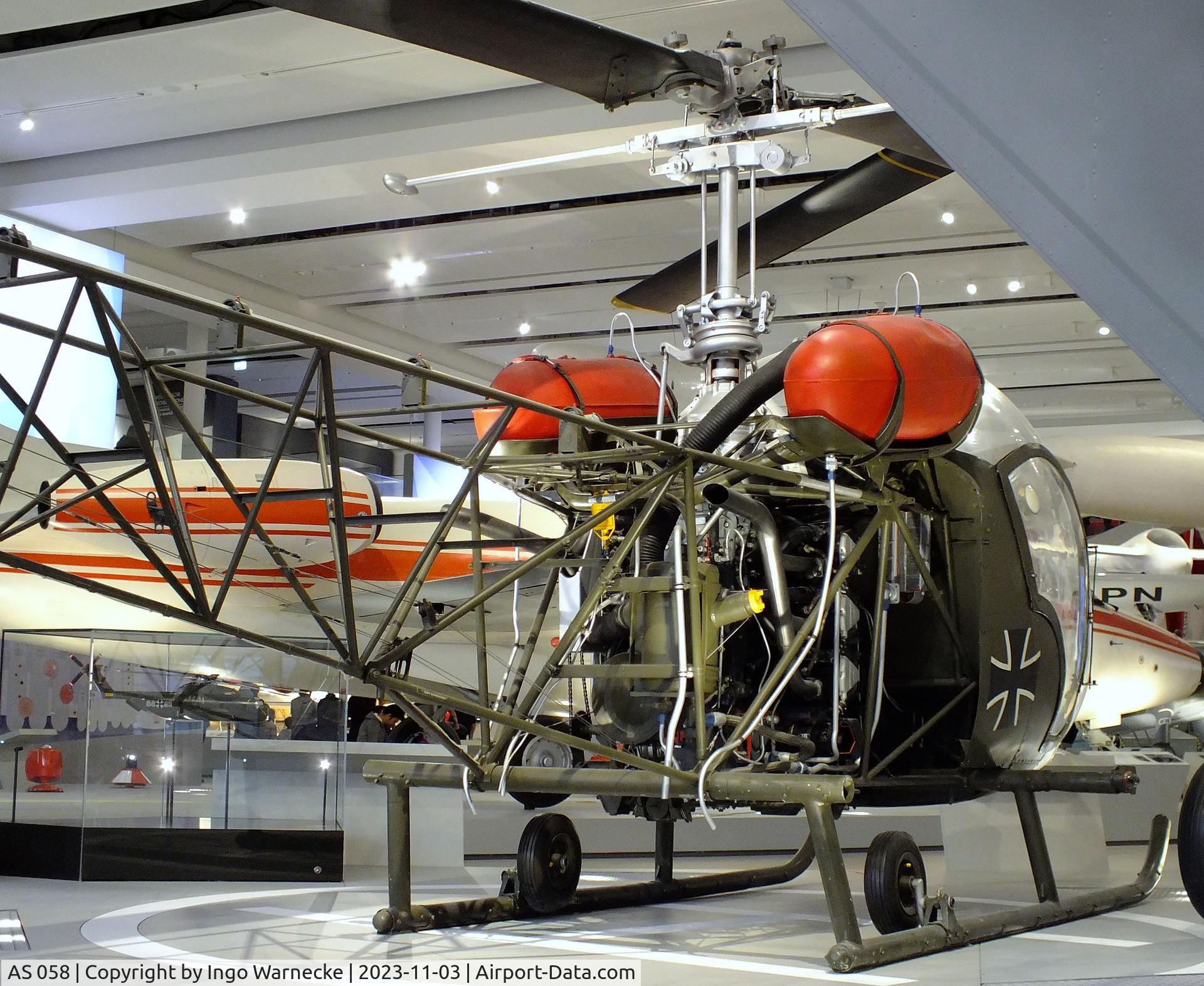 AS 058, Agusta AB-47G-2 C/N 258, Agusta (Bell) AB-47G-2 at Deutsches Museum, München (Munich)