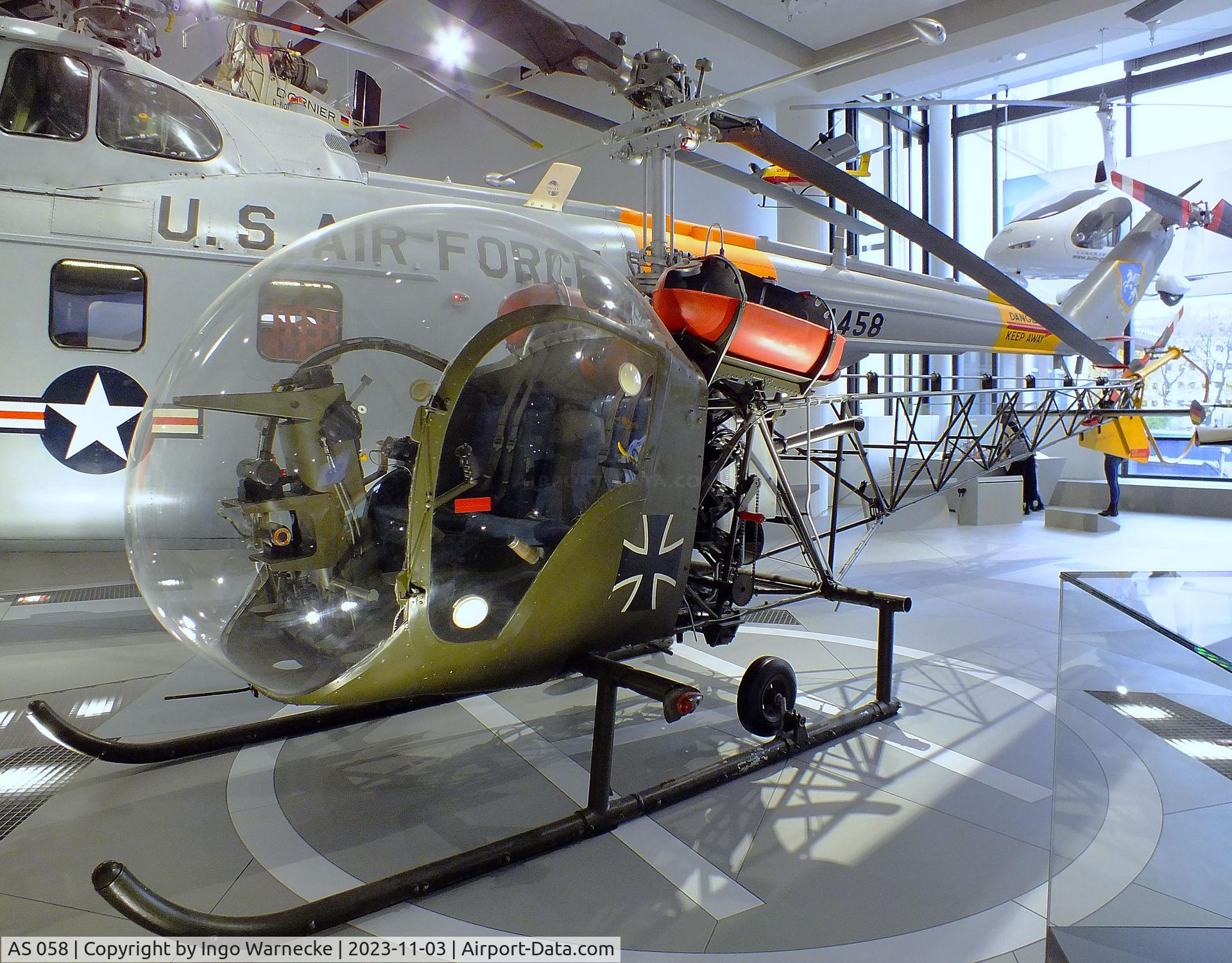 AS 058, Agusta AB-47G-2 C/N 258, Agusta (Bell) AB-47G-2 at Deutsches Museum, München (Munich)