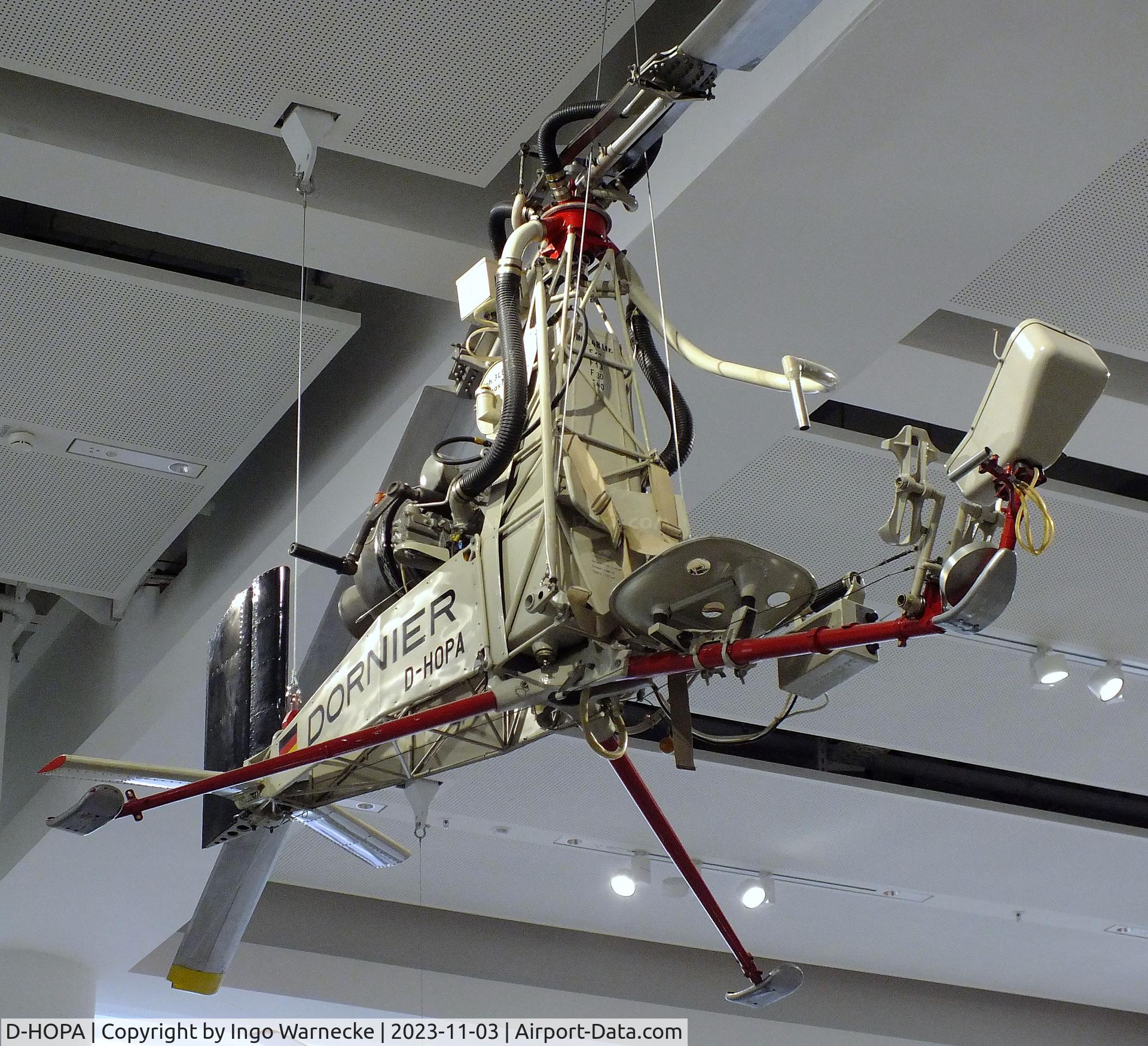 D-HOPA, 1962 Dornier Do-32E C/N 32003, Dornier Do 32 E at Deutsches Museum, München (Munich)